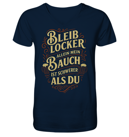 BleibL ocker - V-Neck Shirt