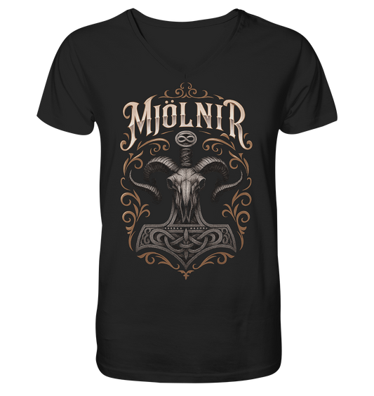 Mjölnir , Schädel - V-Neck Shirt