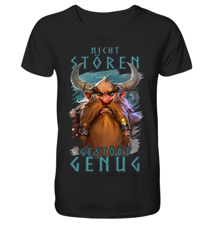 Nicht Stören Gestört Genug  - V-Neck Shirt