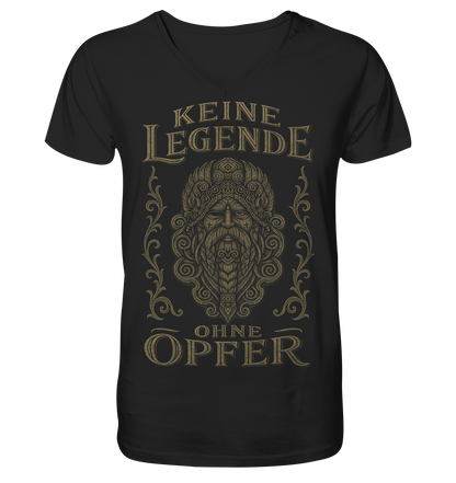 Keine Legende Ohne Opfer (AUGE) - V-Neck Shirt