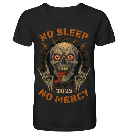 No Sleep No Mercy - V-Neck Shirt