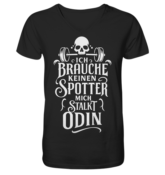 Mich Stalkt Odin - V-Neck Shirt