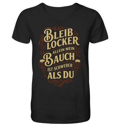 BleibL ocker - V-Neck Shirt
