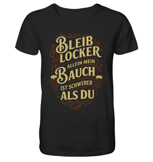 BleibL ocker - V-Neck Shirt
