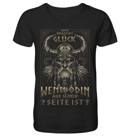 Wer Braucht Glück .... - V-Neck Shirt