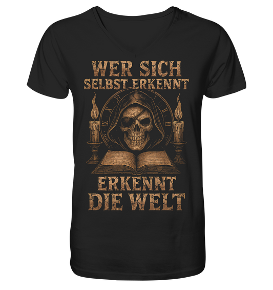 Wer Sich Selbst Erkennt  ... - V-Neck Shirt