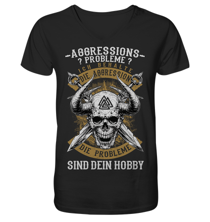 Aggressionsprobleme - V-Neck Shirt