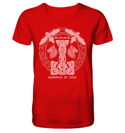 Mjölnir Hammer Of Thor - V-Neck Shirt