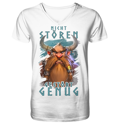 Nicht Stören Gestört Genug  - V-Neck Shirt