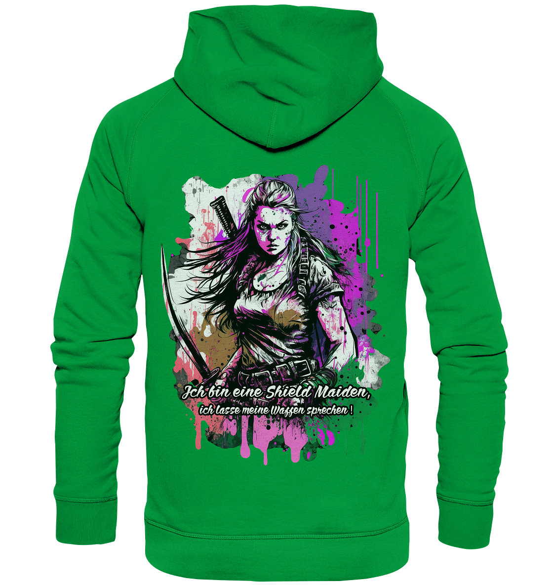 Shield Maiden Ich Lasse Meine Waffen Sprechen - Basic Unisex Hoodie