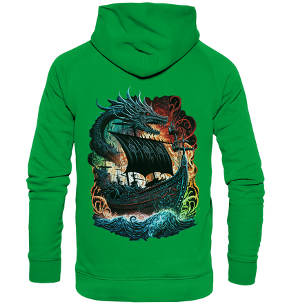 Wikinger Schiff Drache - Basic Unisex Hoodie