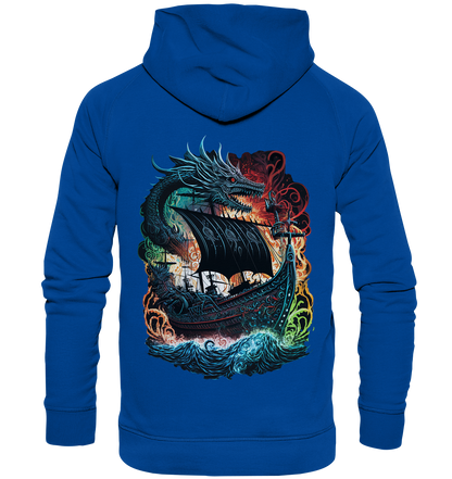 Wikinger Schiff Drache - Basic Unisex Hoodie