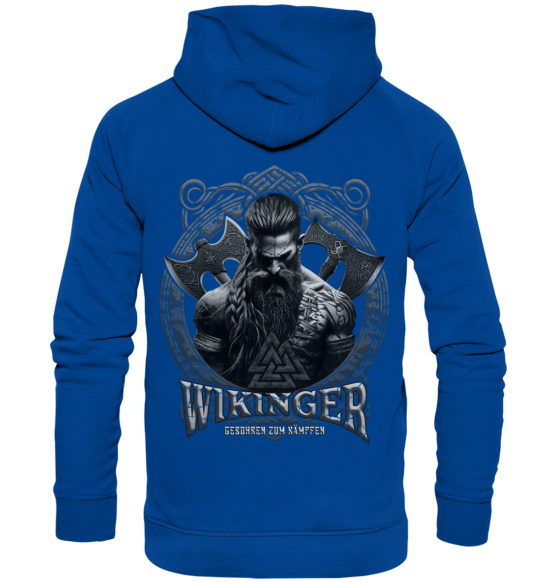 Wikinger Geboren Zum Kämpfen - Basic Unisex Hoodie