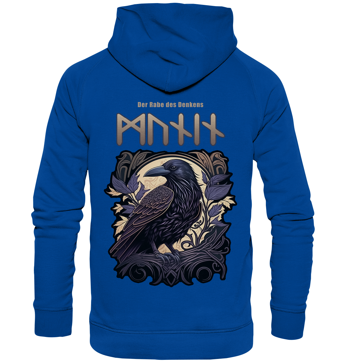 Munin Der Rabe Des Denkes - Basic Unisex Hoodie