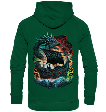 Wikinger Schiff Drache - Basic Unisex Hoodie