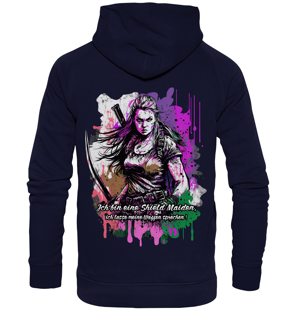 Shield Maiden Ich Lasse Meine Waffen Sprechen - Basic Unisex Hoodie