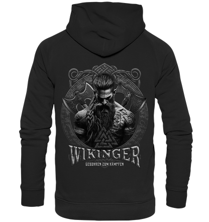 Wikinger Geboren Zum Kämpfen - Basic Unisex Hoodie