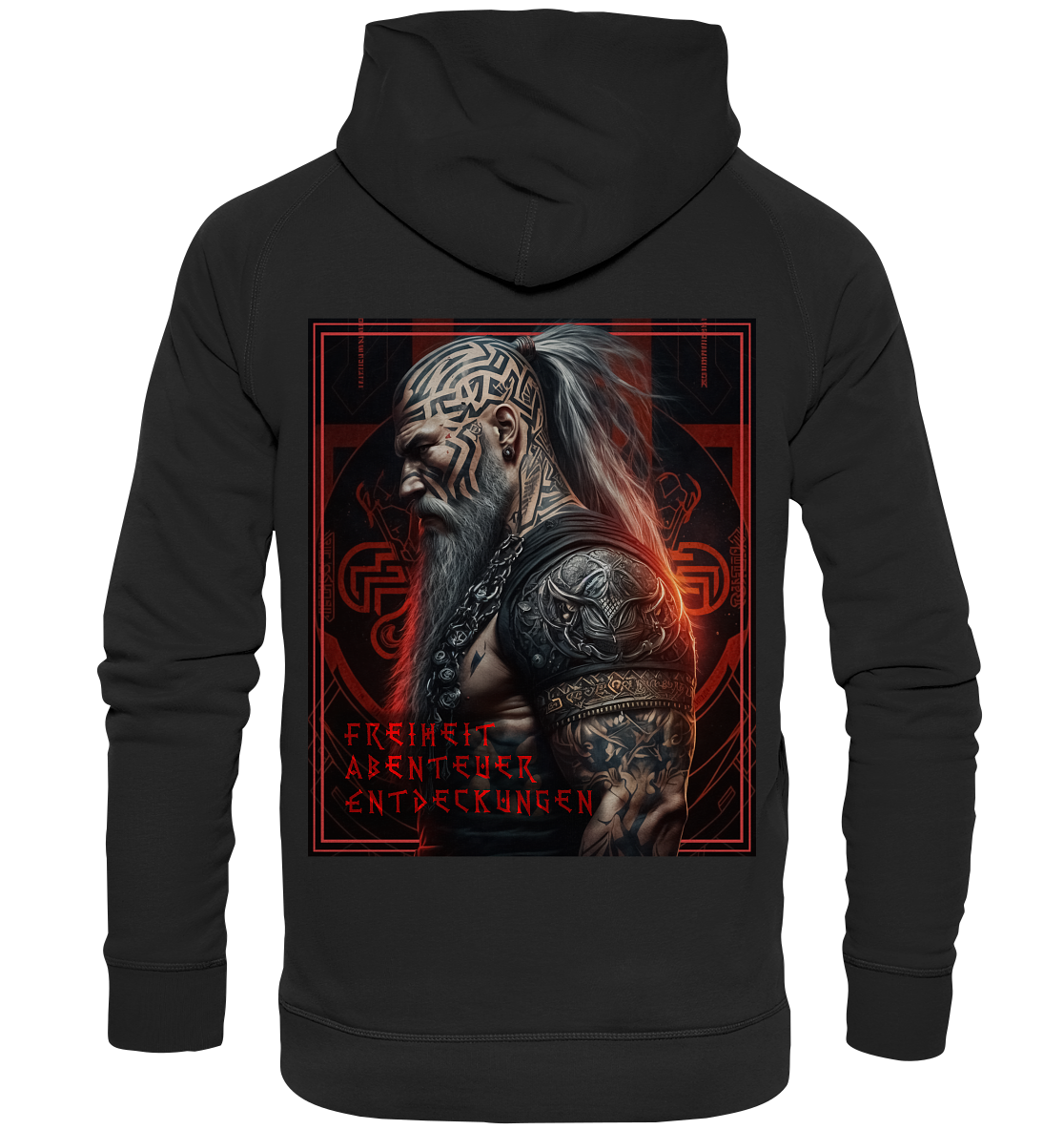 Wikinger Freiheit Abenteuer Entdeckungen - Basic Unisex Hoodie