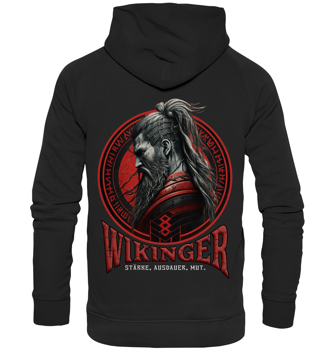 Wikinger Stärke Ausdauer Mut - Basic Unisex Hoodie