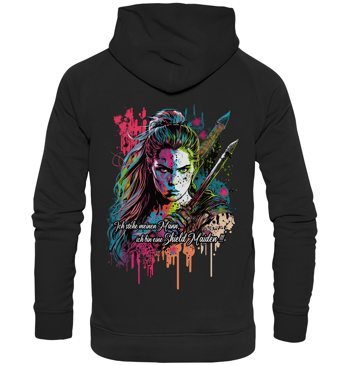 Shield Maiden Ich Stehe Meinen Mann - Basic Unisex Hoodie