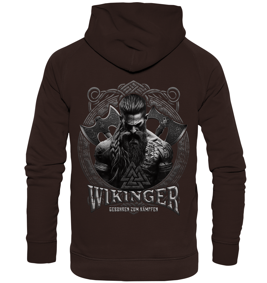 Wikinger Geboren Zum Kämpfen - Basic Unisex Hoodie