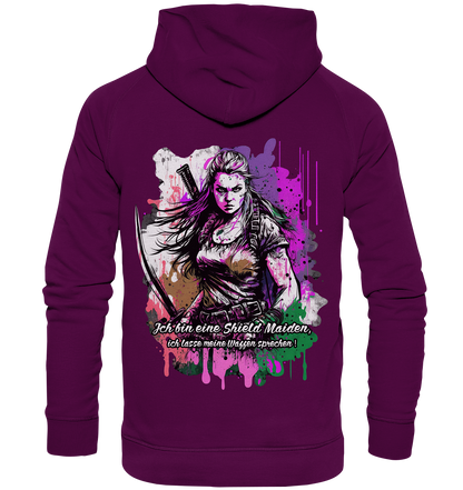 Shield Maiden Ich Lasse Meine Waffen Sprechen - Basic Unisex Hoodie