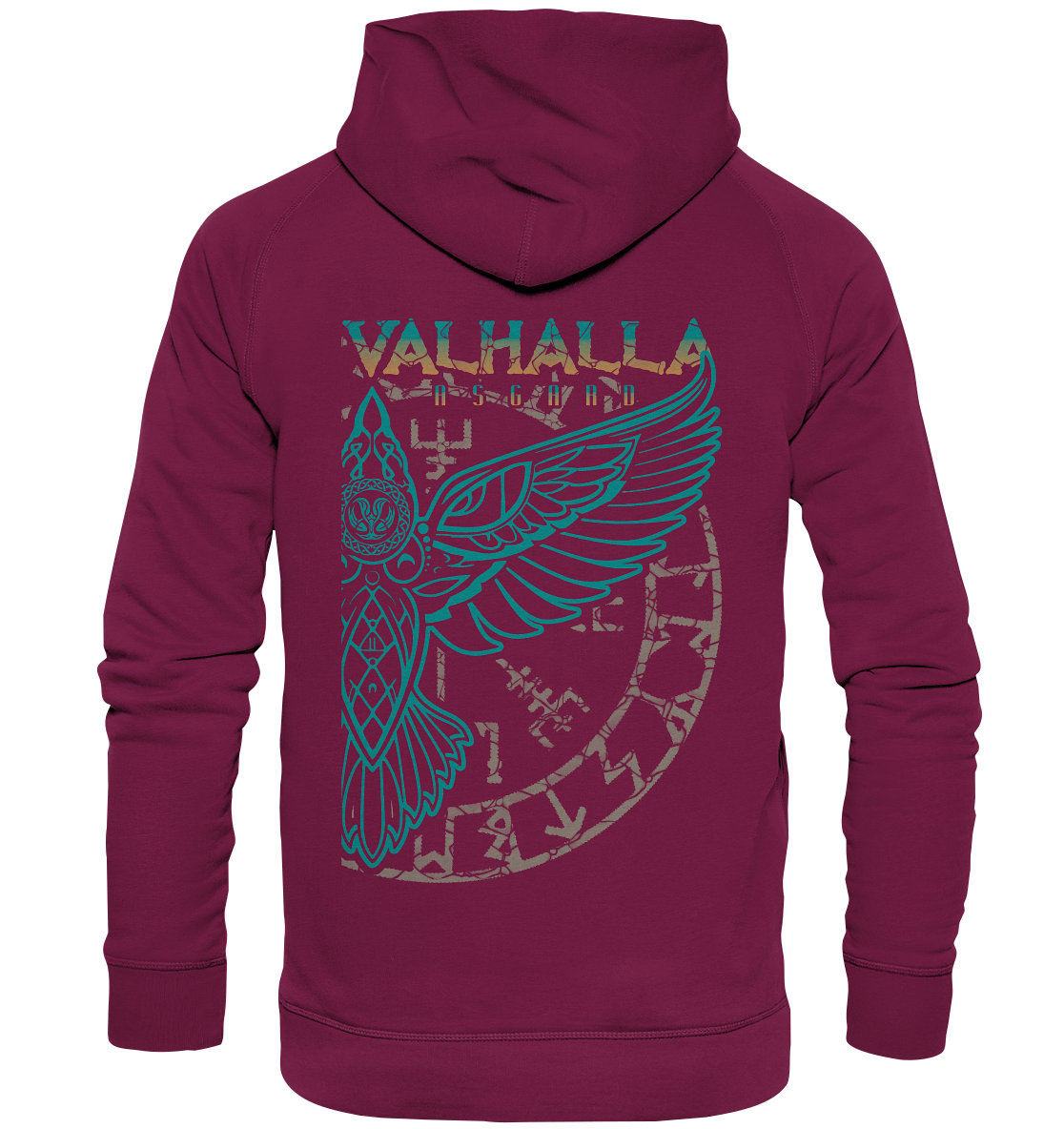Valhalla Asgard Hugin  - Basic Unisex Hoodie