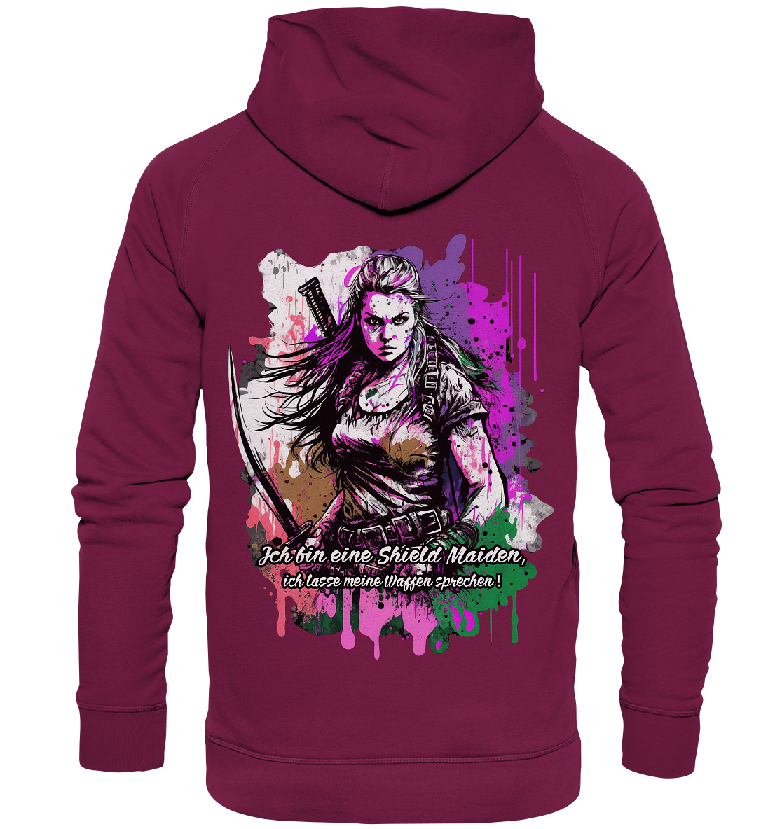 Shield Maiden Ich Lasse Meine Waffen Sprechen - Basic Unisex Hoodie