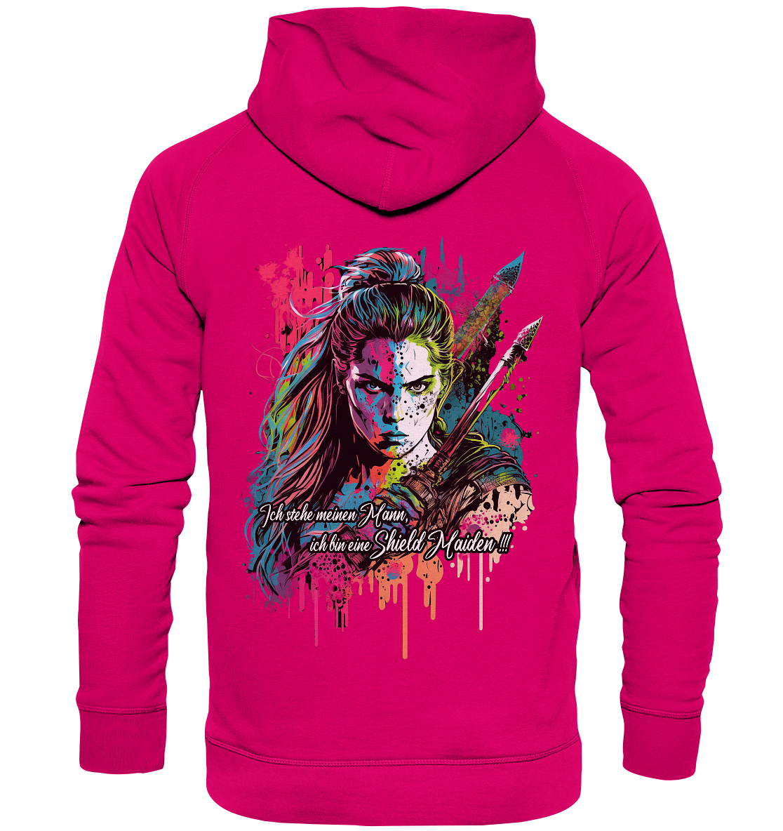 Shield Maiden Ich Stehe Meinen Mann - Basic Unisex Hoodie