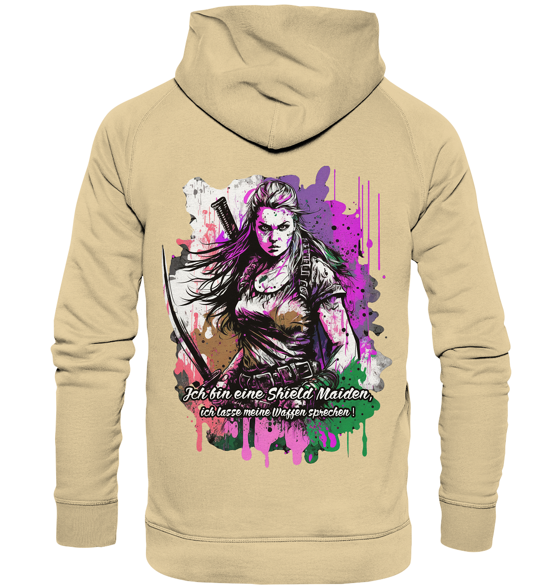 Shield Maiden Ich Lasse Meine Waffen Sprechen - Basic Unisex Hoodie