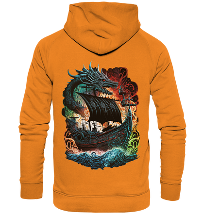 Wikinger Schiff Drache - Basic Unisex Hoodie