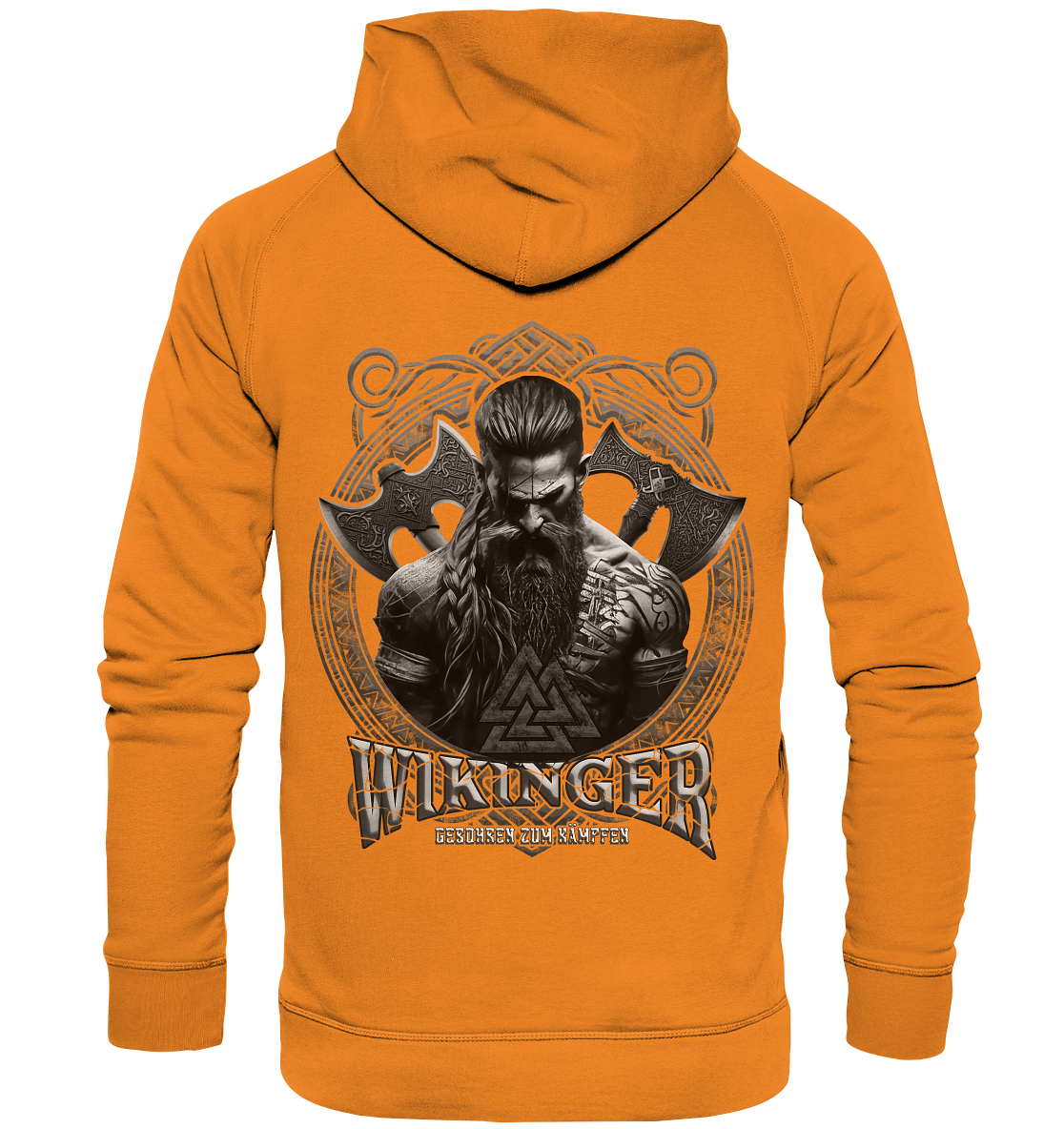 Wikinger Geboren Zum Kämpfen - Basic Unisex Hoodie