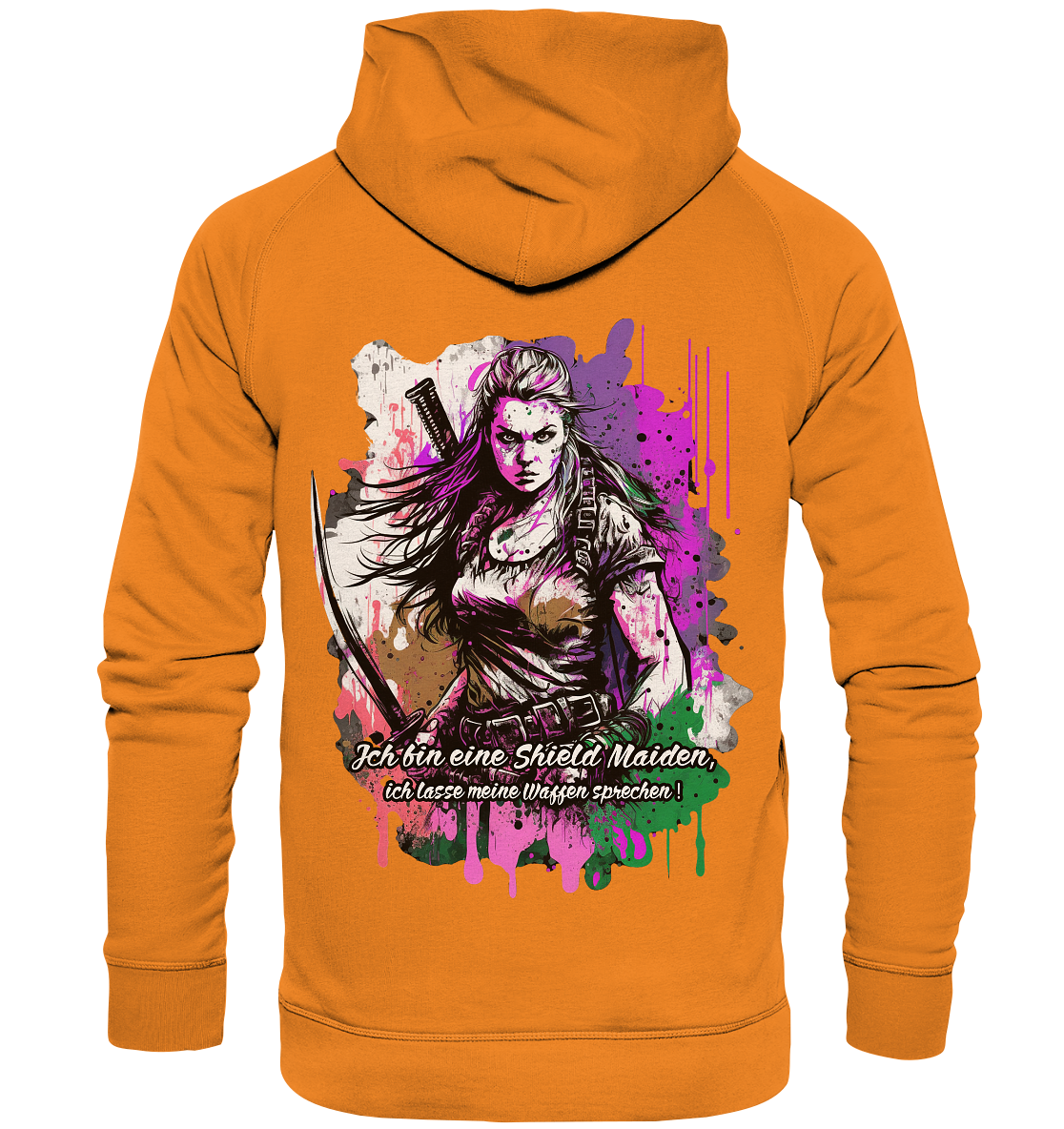 Shield Maiden Ich Lasse Meine Waffen Sprechen - Basic Unisex Hoodie