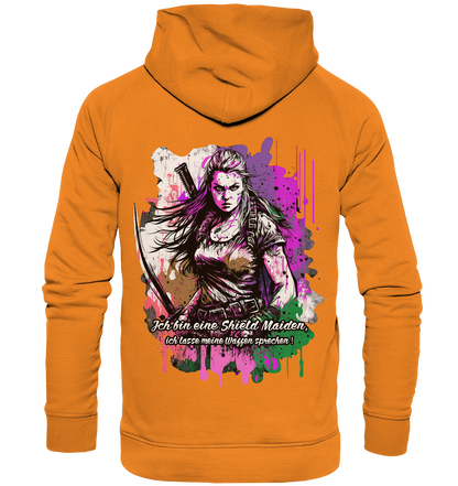 Shield Maiden Ich Lasse Meine Waffen Sprechen - Basic Unisex Hoodie