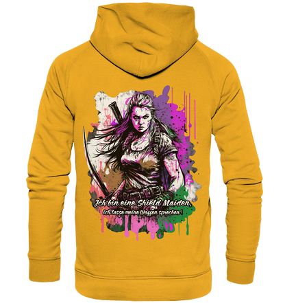 Shield Maiden Ich Lasse Meine Waffen Sprechen - Basic Unisex Hoodie