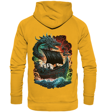 Wikinger Schiff Drache - Basic Unisex Hoodie