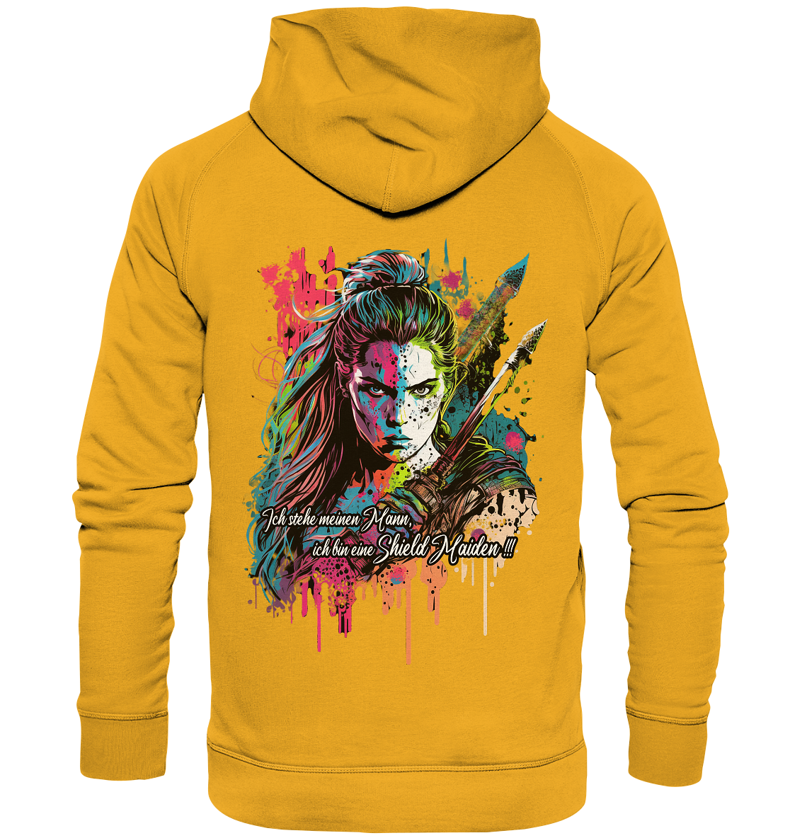 Shield Maiden Ich Stehe Meinen Mann - Basic Unisex Hoodie