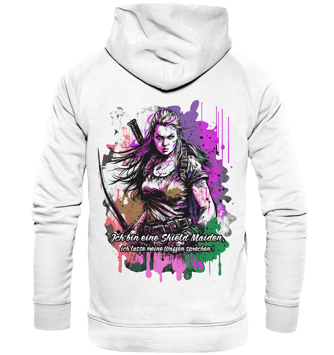 Shield Maiden Ich Lasse Meine Waffen Sprechen - Basic Unisex Hoodie