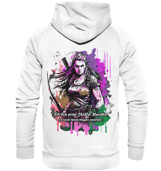 Shield Maiden Ich Lasse Meine Waffen Sprechen - Basic Unisex Hoodie