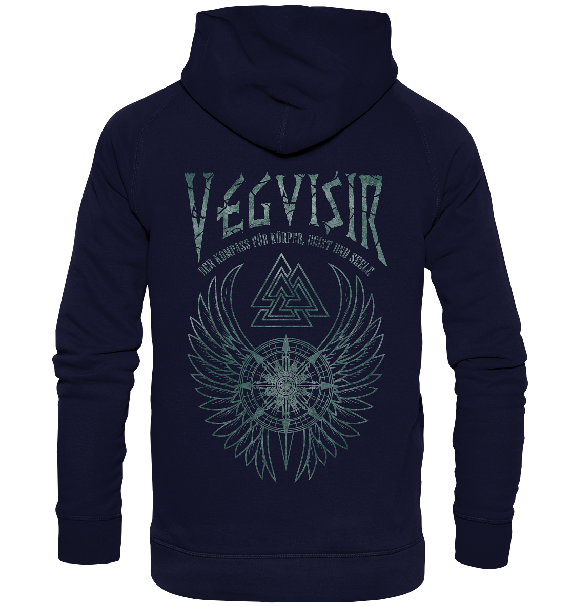 Vegvisir Der Kompass Für Körper, Geist und Seele - Basic Unisex Hoodie XL