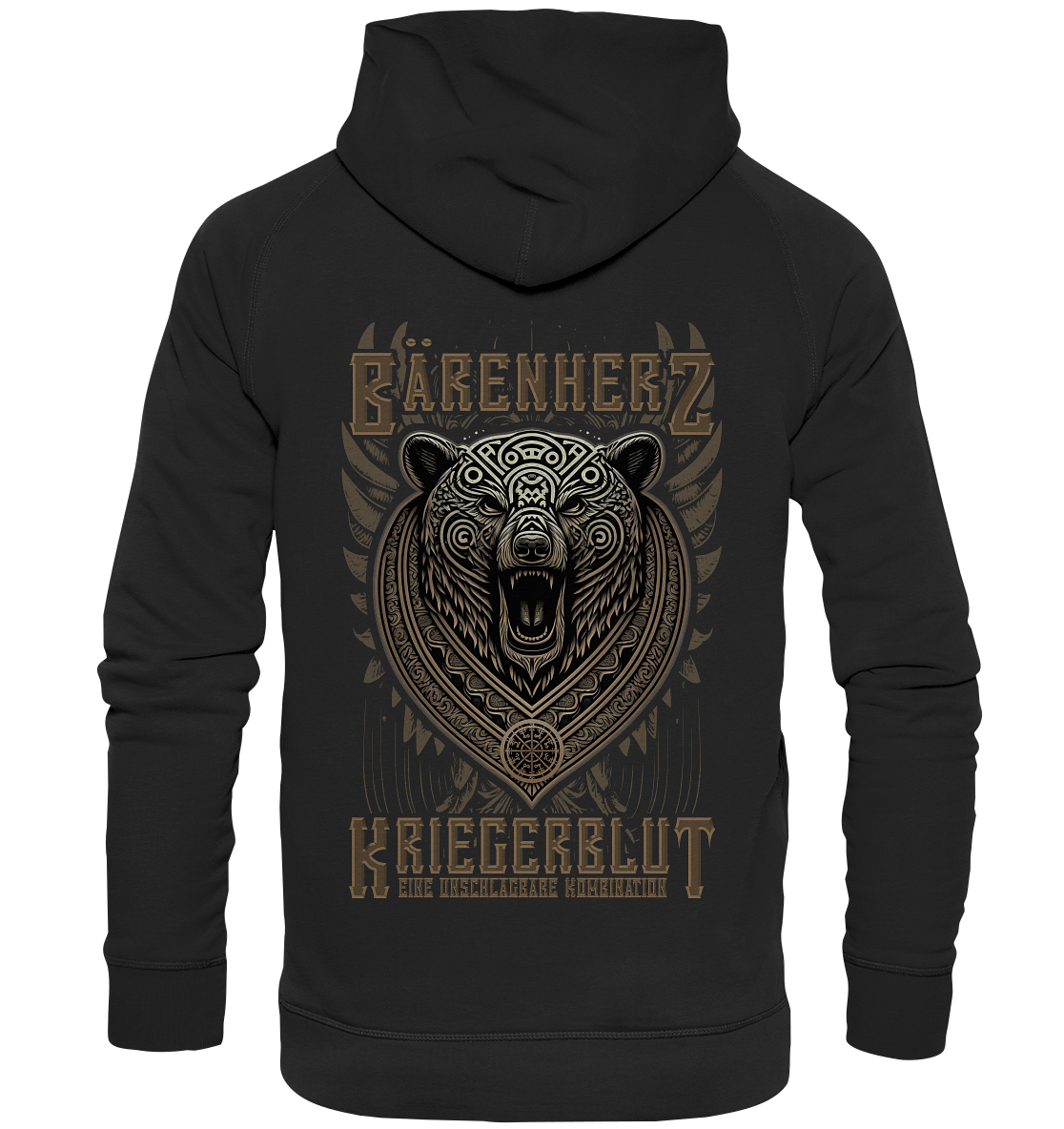 Bärenherz Kriegerblut - Basic Unisex Hoodie XL