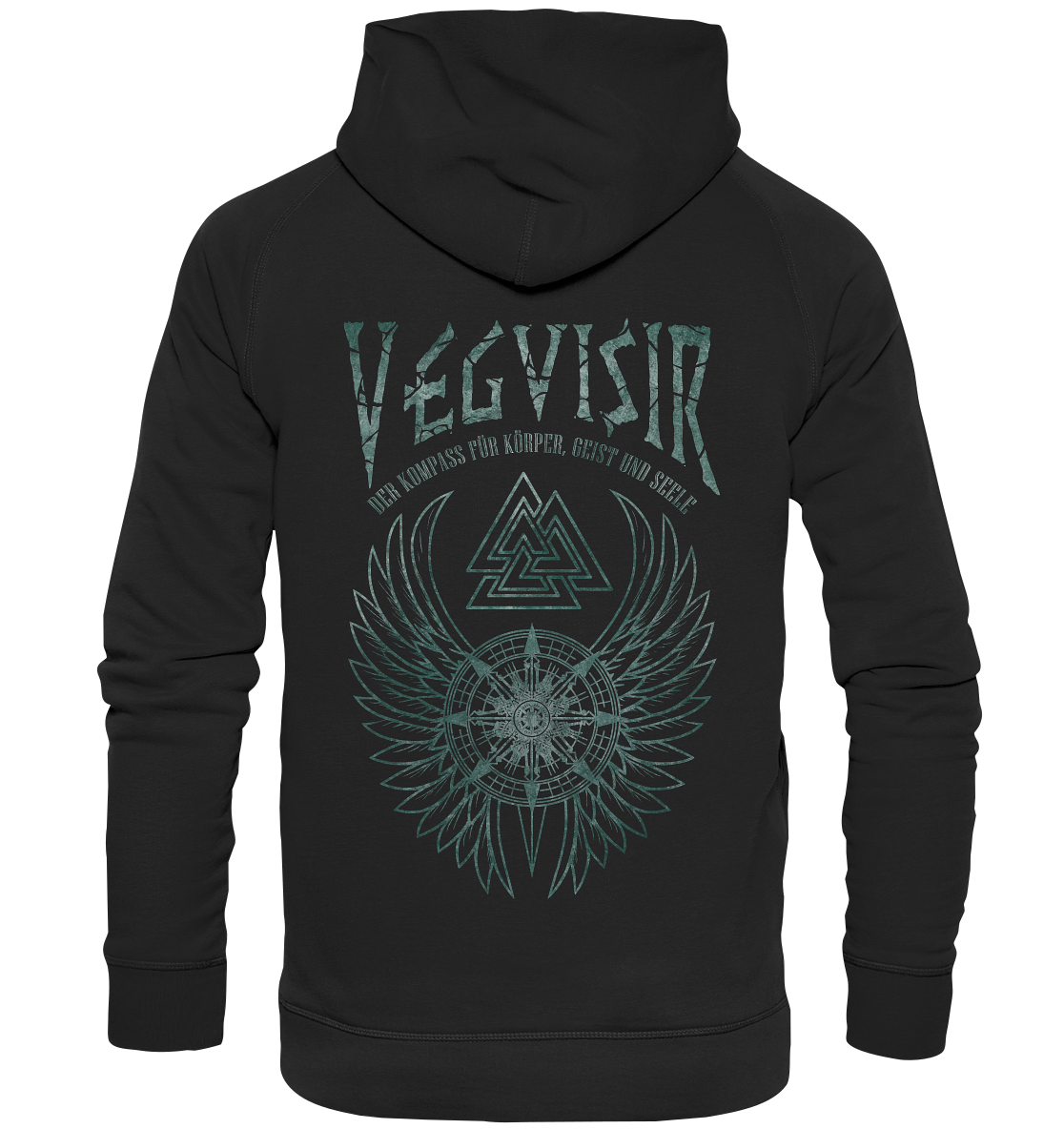 Vegvisir Der Kompass Für Körper, Geist und Seele - Basic Unisex Hoodie XL