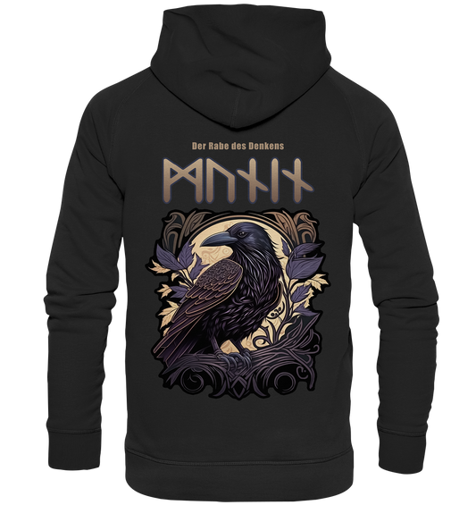 Munin Der Rabe Des Denkes - Basic Unisex Hoodie XL