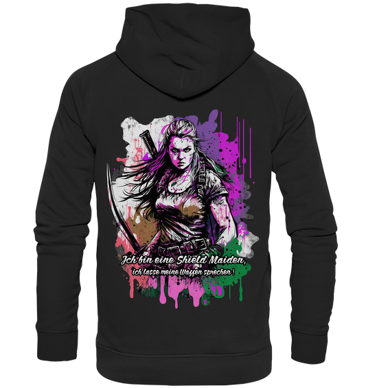 Shield Maiden Ich Lasse Meine Waffen Sprechen - Basic Unisex Hoodie XL