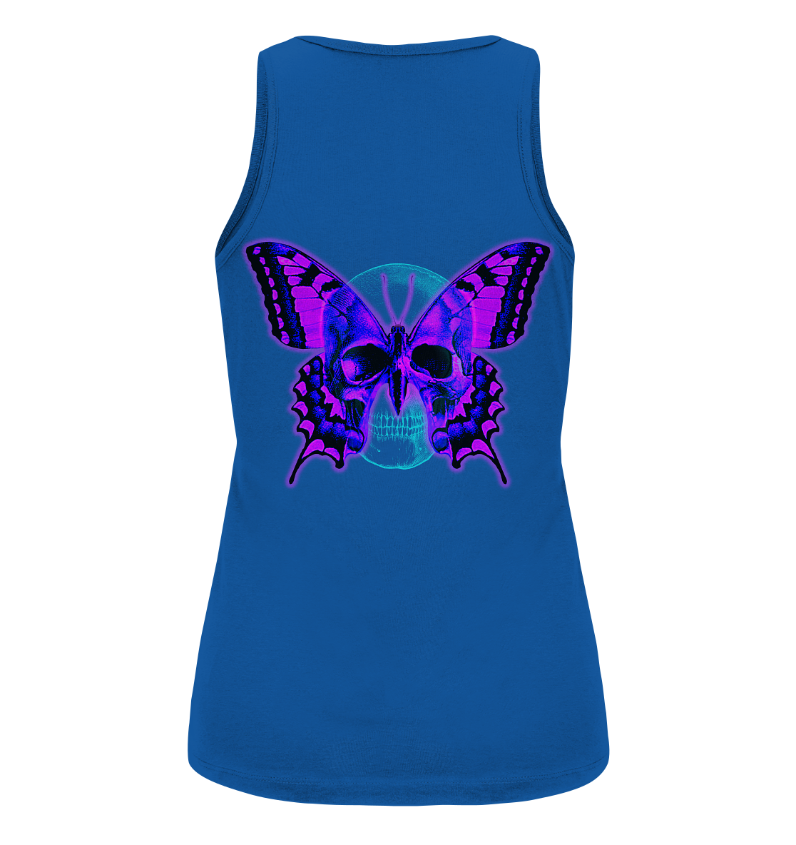 Butterfly Skull - Ladies Organic Tank-Top