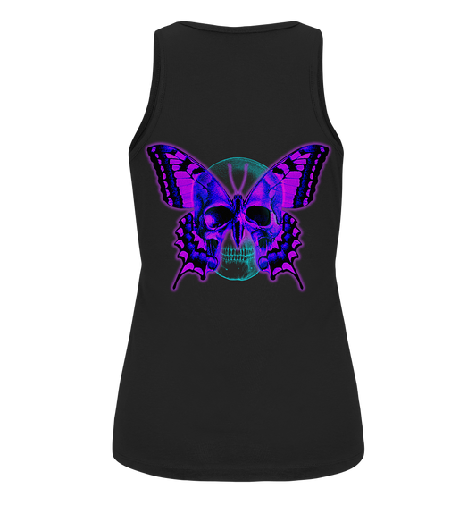 Butterfly Skull - Ladies Organic Tank-Top