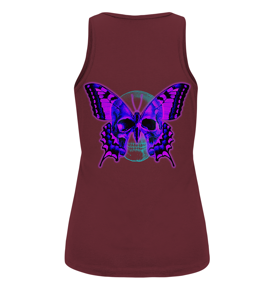 Butterfly Skull - Ladies Organic Tank-Top