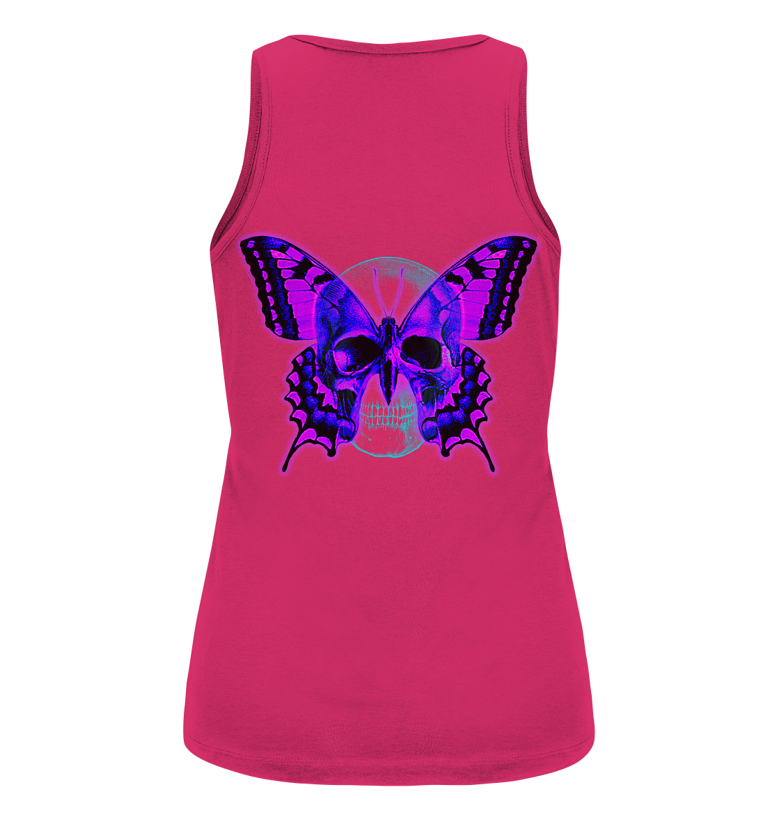 Butterfly Skull - Ladies Organic Tank-Top