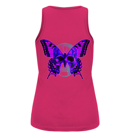 Butterfly Skull - Ladies Organic Tank-Top