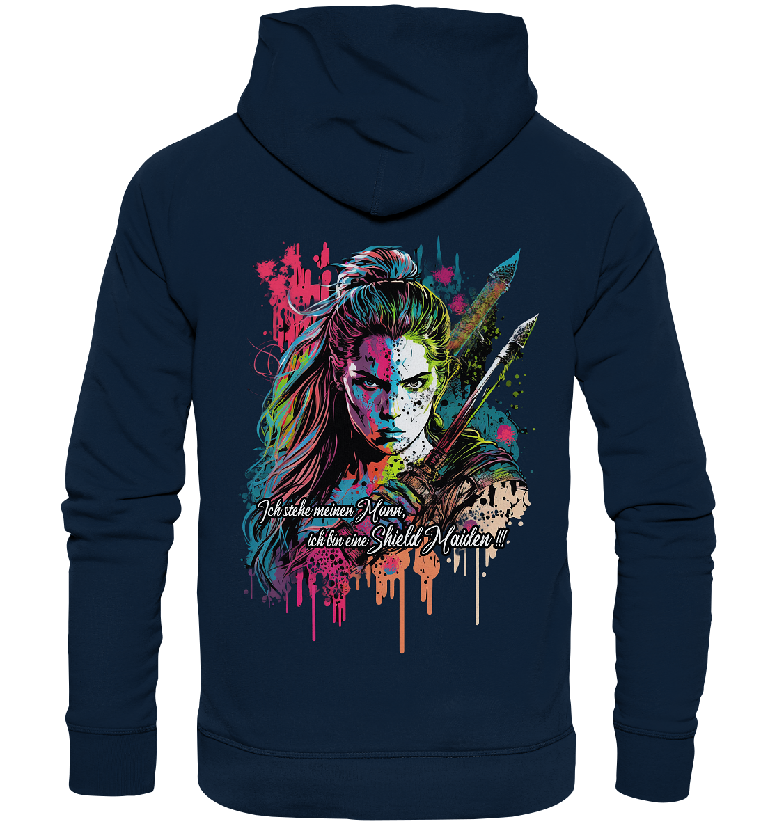 Shield Maiden Ich Stehe Meinen Mann - Organic Basic Hoodie